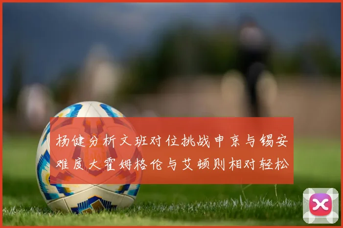 杨健分析文班对位挑战申京与锡安难度大霍姆格伦与艾顿则相对轻松